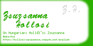 zsuzsanna hollosi business card